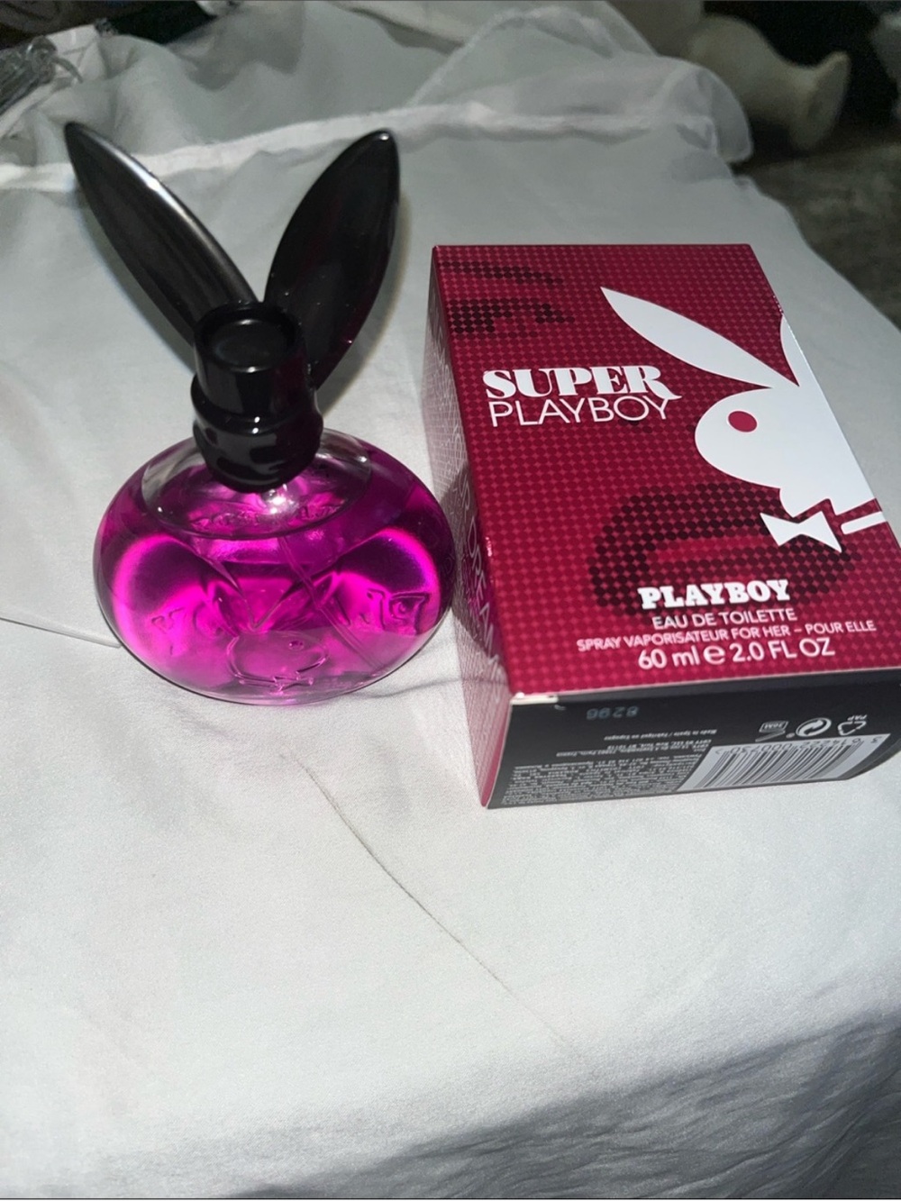 Playboy Super Playboy inspired Eau de Toilette - Pink Glass Bottle with Black